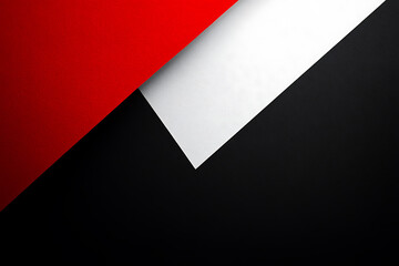 A striking monochrome background featuring a bold and minimalistic design with white, black, and red elements