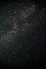 Starry sky and milky way. Stars in the dark sky.