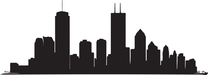 Obraz premium Best selling trending Boston City Silhouette, Boston Skyline, Boston Art, Cityscape Silhouette, Boston Illustration, Boston Vector, Boston Poster, Urban Silhouette, Boston Landmarks, Boston Outline,