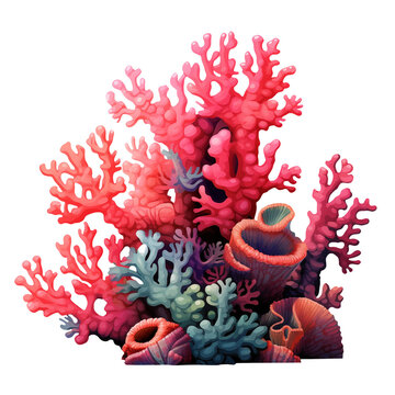 recommend clip art:  pink coral clipart, sea life and flora illustration on transparent background 