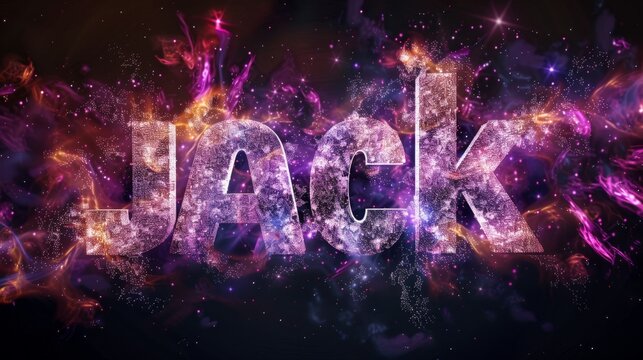 Cosmos personalized name postcard perfect for decor.