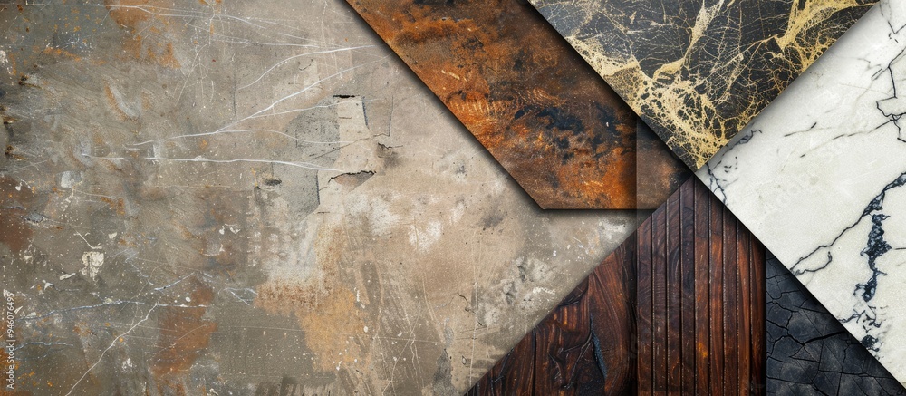 Poster new abstract design background featuring distinctive marble wood and rock textures. copy space image