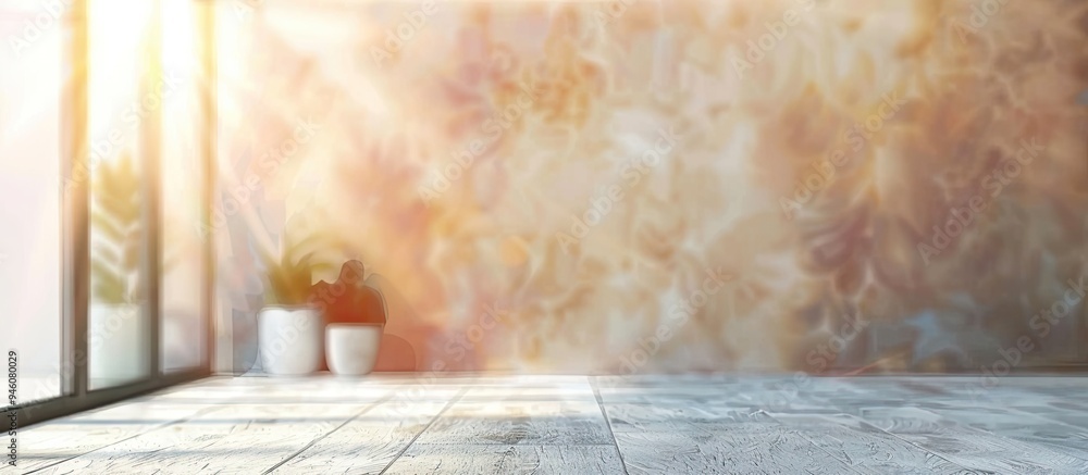 Poster defocused abstract wall background. copy space image. place for adding text and design