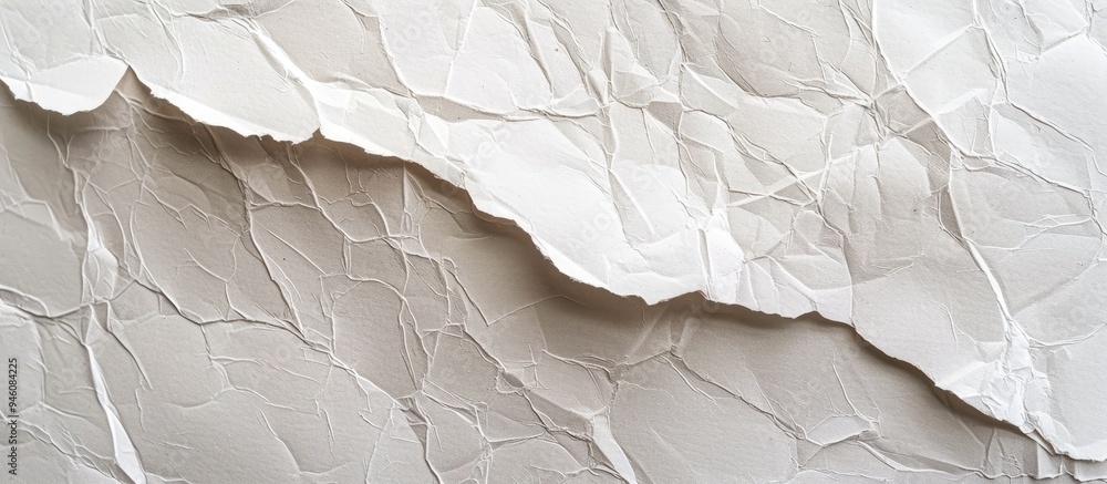 Poster white paper texture background kraft paper in a horizontal layout with a distinctive paper design fe