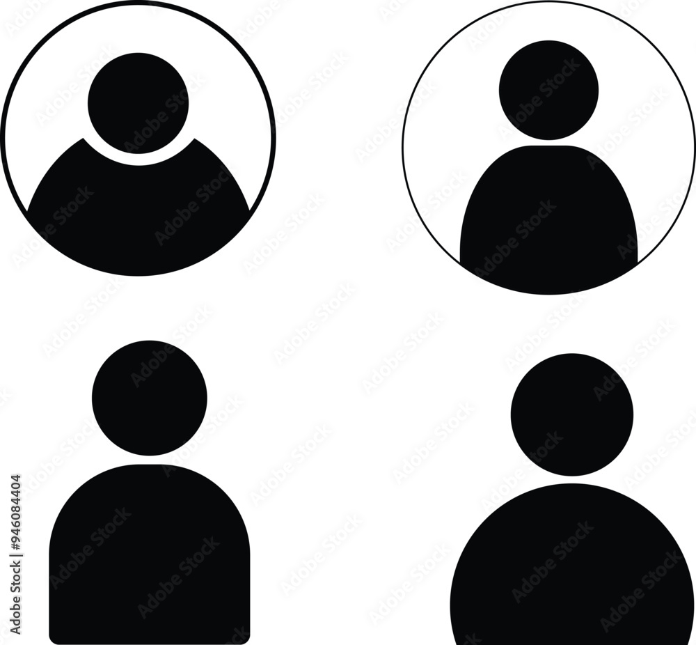 Poster avatar name contact. user - pictogram. profile default avatar icon