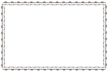Transparent png geometric border frame