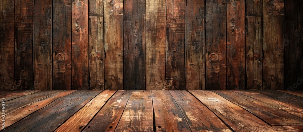 Poster backgrounds featuring wood textures with weathered planks. copy space image. place for adding text a