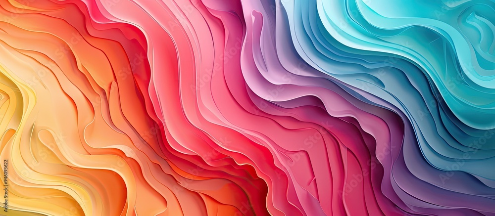 Poster colorful abstract paper background close up of paper texture flat lay top view copyspace