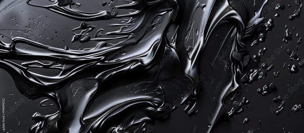 Poster background coated in black paint. copy space image. place for adding text and design
