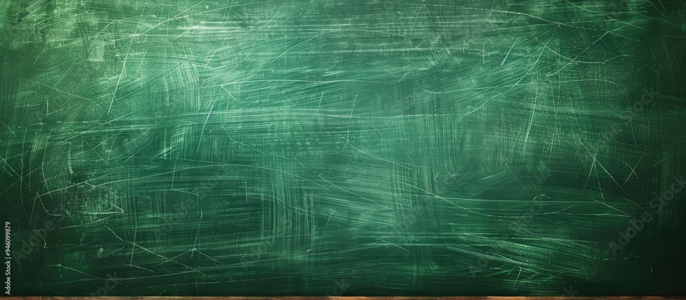 Poster green chalkboard texture used as a background. copy space image. place for adding text and design
