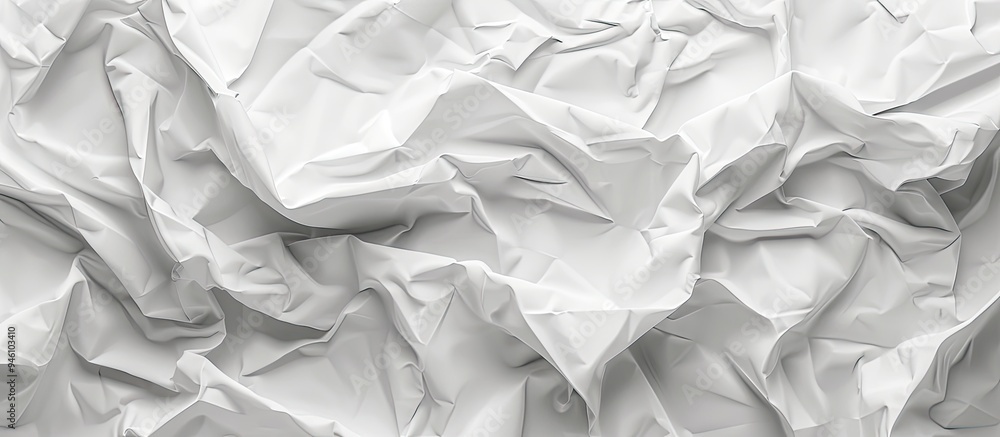 Poster paper texture background wrinkled paper white folded paper. copy space image. place for adding text 