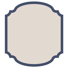 Png blue badge, transparent background