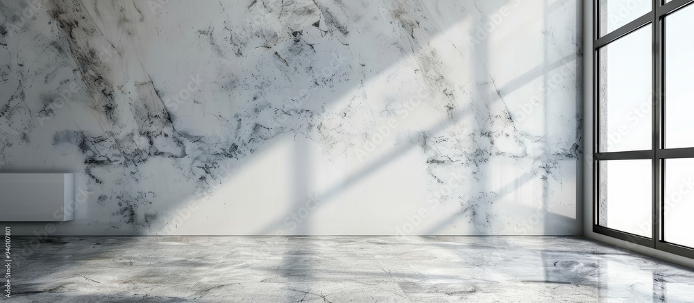 Poster marble wall as the backdrop. copy space image. place for adding text and design
