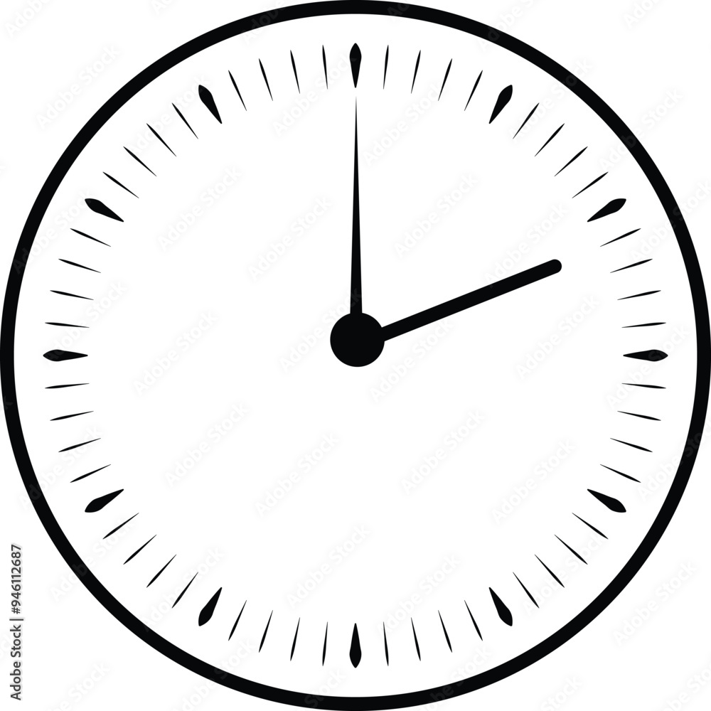 Poster digital clock icon vector illustration..time and clock icons.