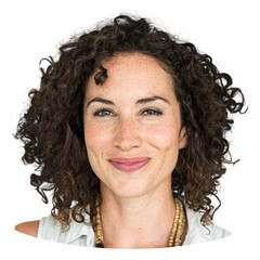 Woman png element, transparent background