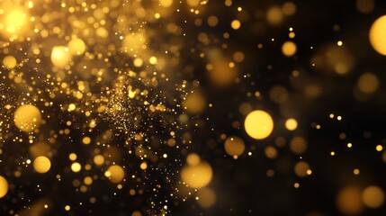 Golden Dust and Glimmering Lights