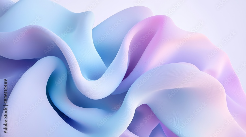 Poster fluid holographic neon curved wave motion colorful background. gradient design element for backgroun