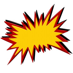 Comics speech bubble for text pop art design. White empty dialog cloud for text message halftone shadow. Comics sketch explosion star splash comic book text.