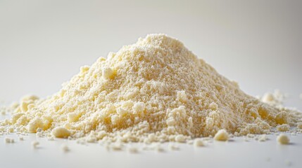 Xanthan gum, 3D illustration, realistic, isolated on white background