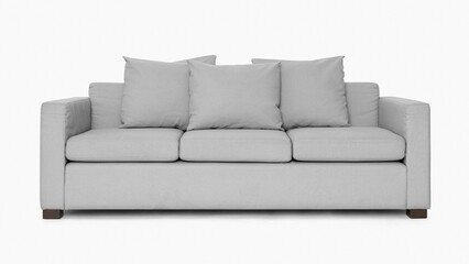 Modern sofa png mockup living room furniture