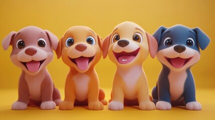 Happy Puppy Friends.