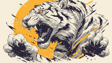 vector logo Tiger