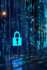 A futuristic and modern lock