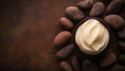 Fototapeta premium A Pure and Revitalizing Cocoa Butter Skincare Ad Skincare advertising campaign