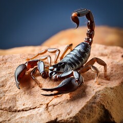 Scorpion in the desert