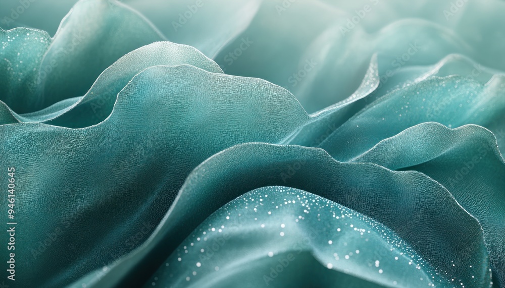 Poster abstract aqua lines converging, creating a modern visual network a serene and elegant background for