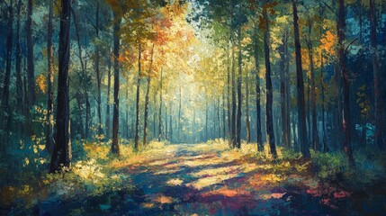 Obraz premium Forest Path.