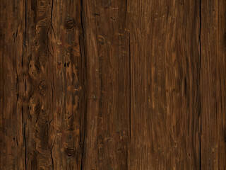 Obraz premium a detailed texture of dark natural wood