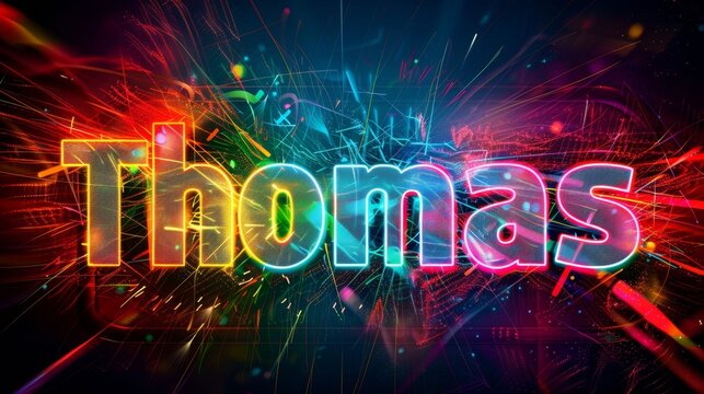 Colorful LED personalized name postcard perfect for decor.