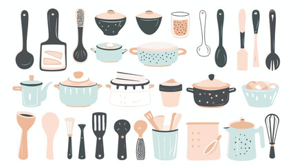Modern Various Cute Kitchen Cooking Utensils and Baking Tools