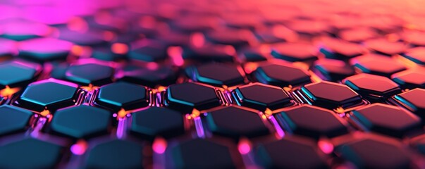 Obraz premium AI virtualization technology, abstract computing visuals, futuristic grid