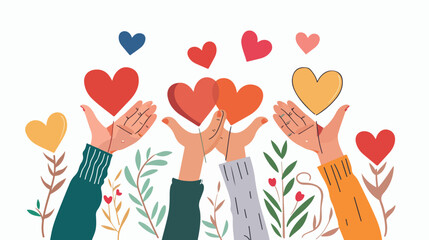 Heartwarming Charity Donation Hands Giving Hope