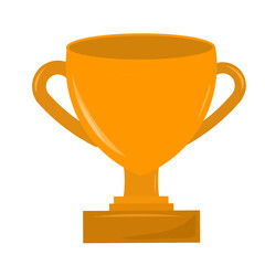 gold cup vector illustration