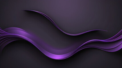 Obraz premium Elegant Purple Wavy Abstract Background - Fluid Motion Design Vibrant and Modern