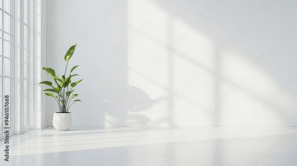 Poster a bright white backdrop with a smooth finish, perfect for showcasing products or adding text overlay