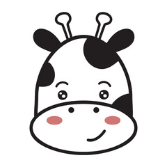 Kawaii Giraffe Doodle