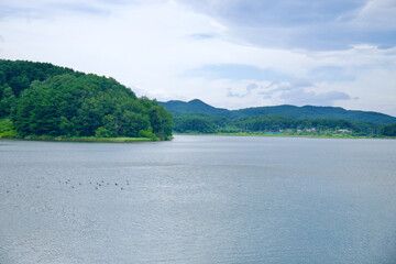 Hwajinpo Lake from Hwajinpo Lake Bridge