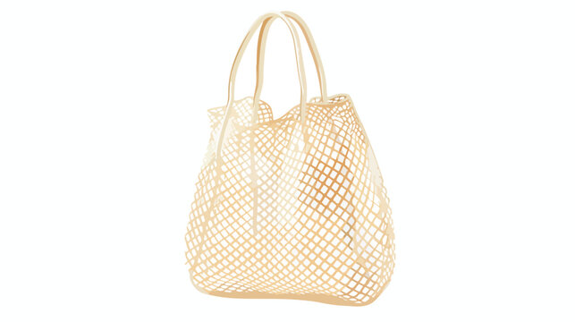 Reusable Net Shopping Bag Grocery Ecobag Illustration