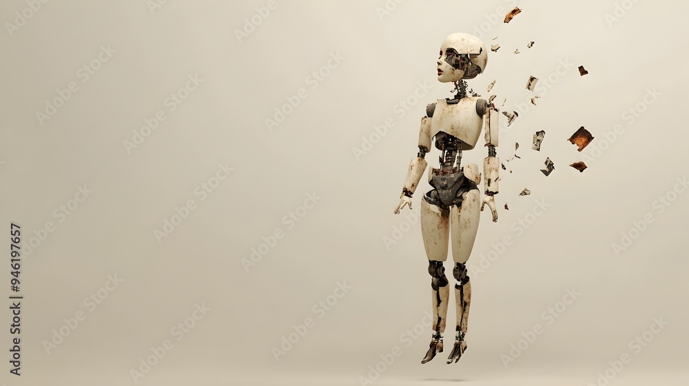 Poster deconstructed doll a captivating of identity transformation and the multifaceted self this conceptua