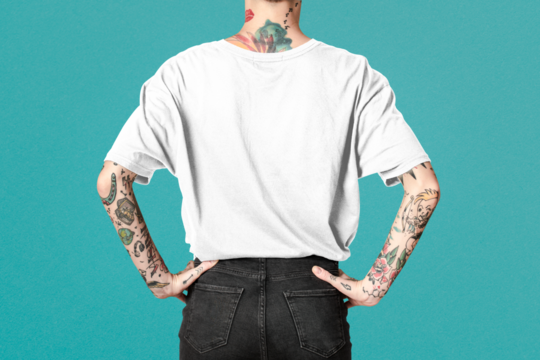 Unisex t-shirt png transparent mockup