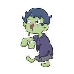 歩いているゾンビ