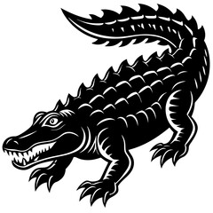 Obraz premium Animals silhouette vector image