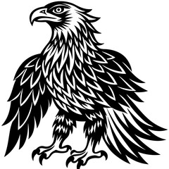 Obraz premium Animals silhouette vector image