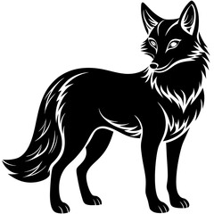 Fototapeta premium Animals silhouette vector image