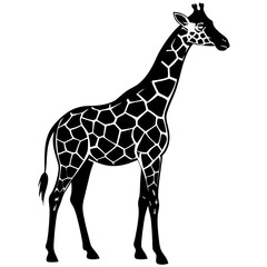 Naklejka premium Animals silhouette vector image