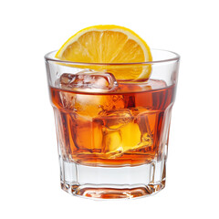 Sazerac Cocktail  isolated on transparent or white background